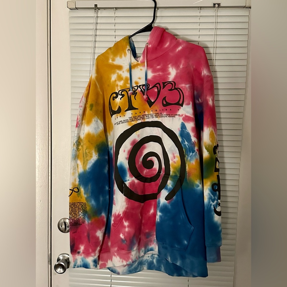 CTV3 Jaden Smith Tie Dye Oversized Hoodie